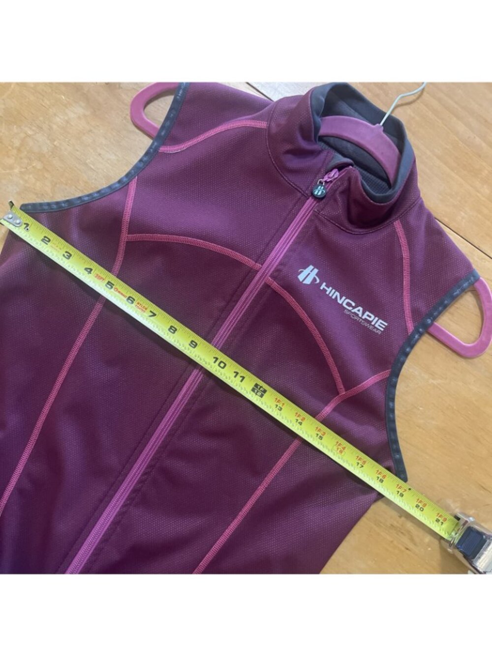 Hincapi Sportswear Women’s ENCOUNTER WINDSHELL MULBERRY Cycling VEST Sz L - Picture 6 of 9